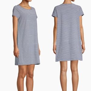 Vineyard Vines Atlantic Stripe Jersey A-line Dress Medium Preppy Nautical Chic